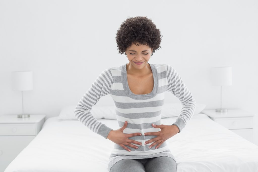 experiencing severe menstrual cramps