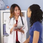 Doctor and Patient Discussing Fibroid Treatment