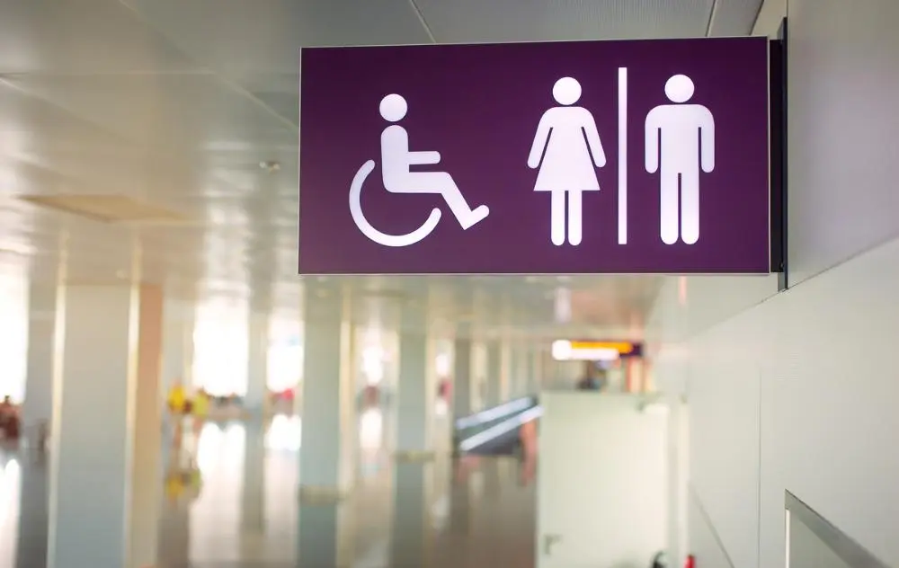Why Do Fibroids Cause Bowel Or Bladder Issues? 1 restroom sign