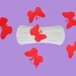 Photo of example of what spotting after period looks like