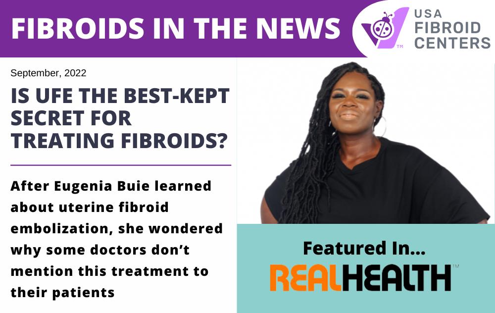 Eugenia Buie learned about uterine fibroid embolizatio