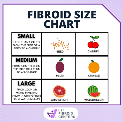 Uterine Fibroid Sizes