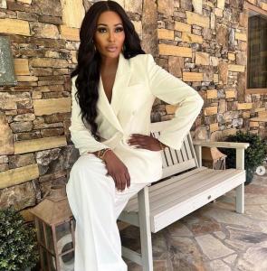 Cynthia Bailey in White for Fibroid Awareness Month