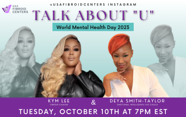 Talk About U: World Mental Health Day 7 Talk About U Deya