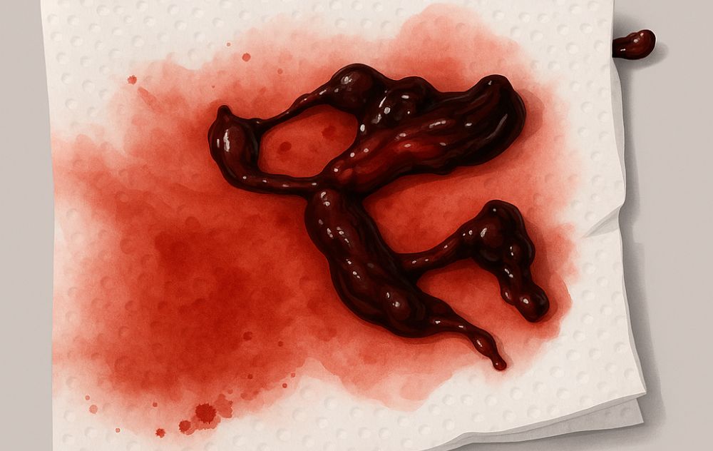 What Fibroid Sloughing Looks like