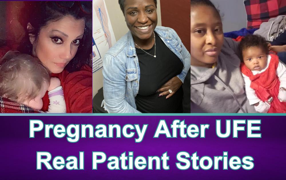 Pregnancy After Ufe | Real Patient Stories 4 USA Fibroid Centers' patients holding their babies after having uterine fibroid embolization (UFE)