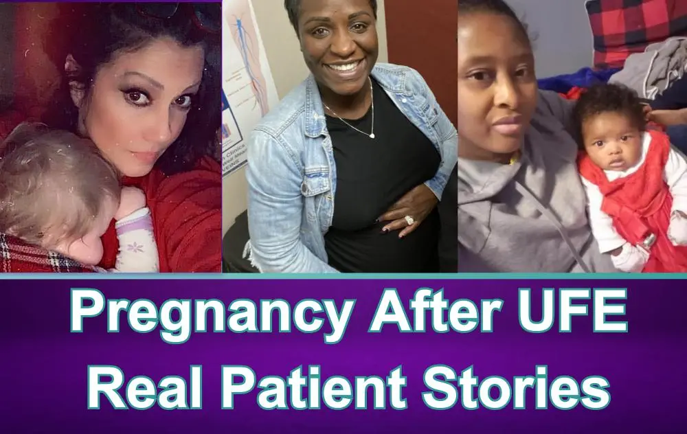 Pregnancy After Ufe | Real Patient Stories 8 USA Fibroid Centers' patients holding their babies after having uterine fibroid embolization (UFE)