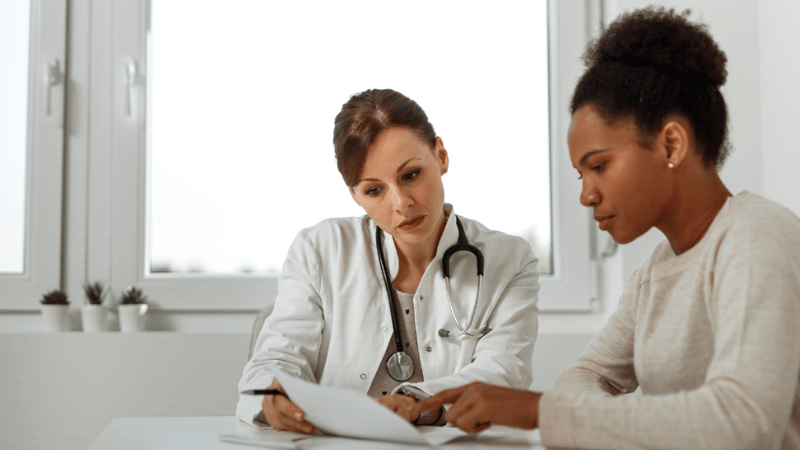 Black Period Blood Diagnosis and Treatment