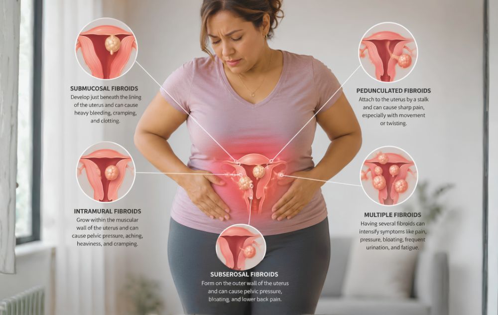 What Does Fibroid Pain Feel Like? 2 Types of fibroid to show what their pain feels like