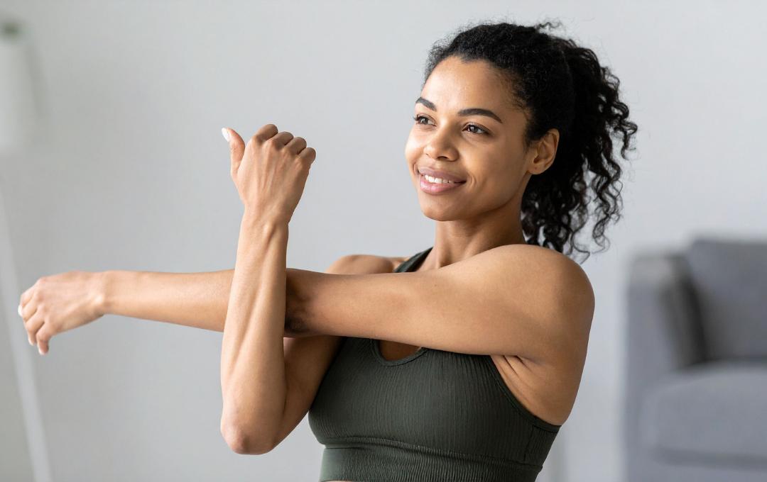 Can Fibroids Cause Pain During Exercise? 3 Woman doing light stretches