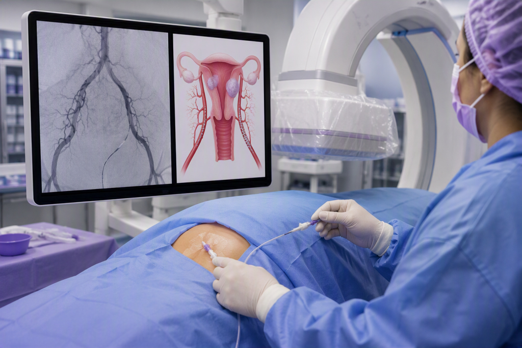 Can Fibroids Lead To A Hysterectomy? What Women Should Know After Porsha Williams' Diagnosis 4 UFE procedure